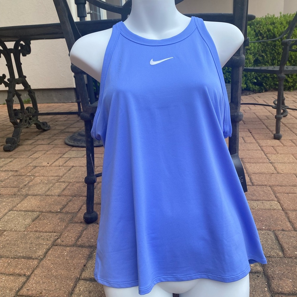 NWT Nike Dry Fit Tank Blue Royal Pulse